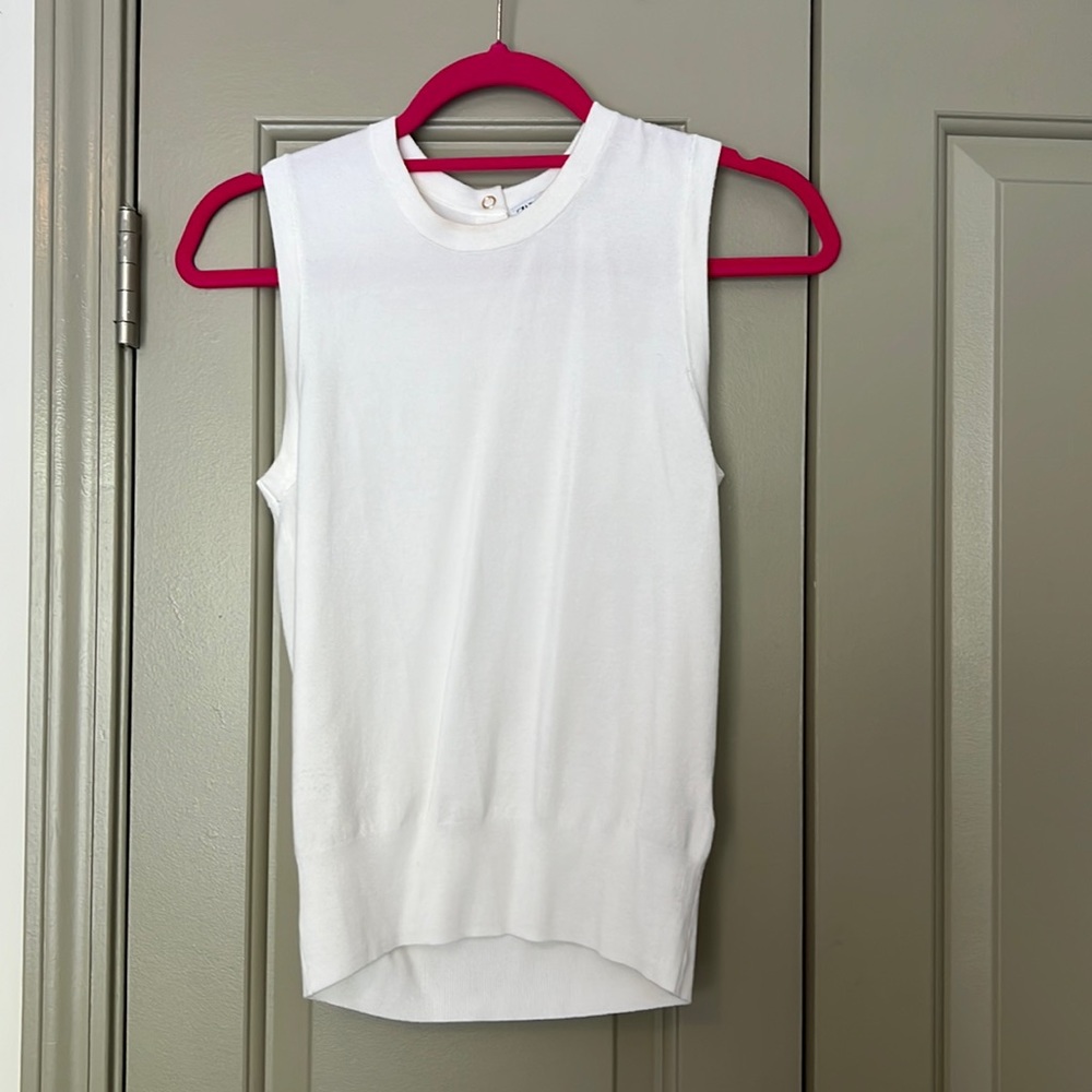 Zara white top
